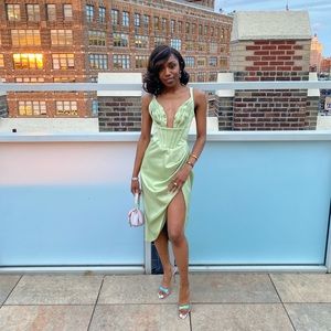 House of CB “Faye” Midi Dress